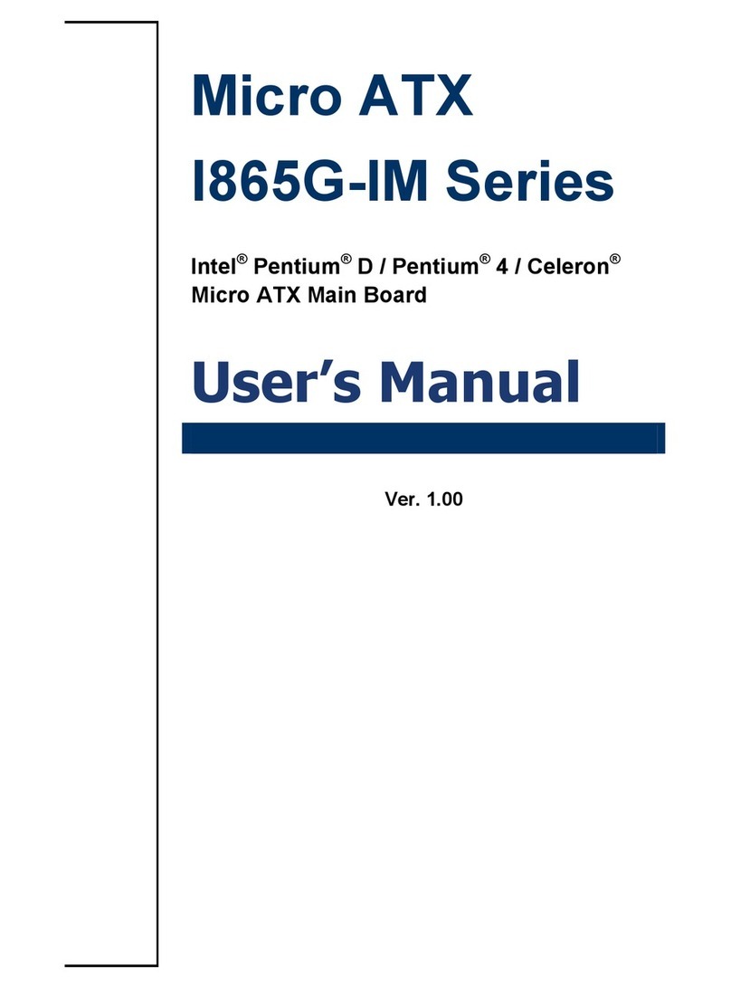 Advansus I865G-IM Series user manual
