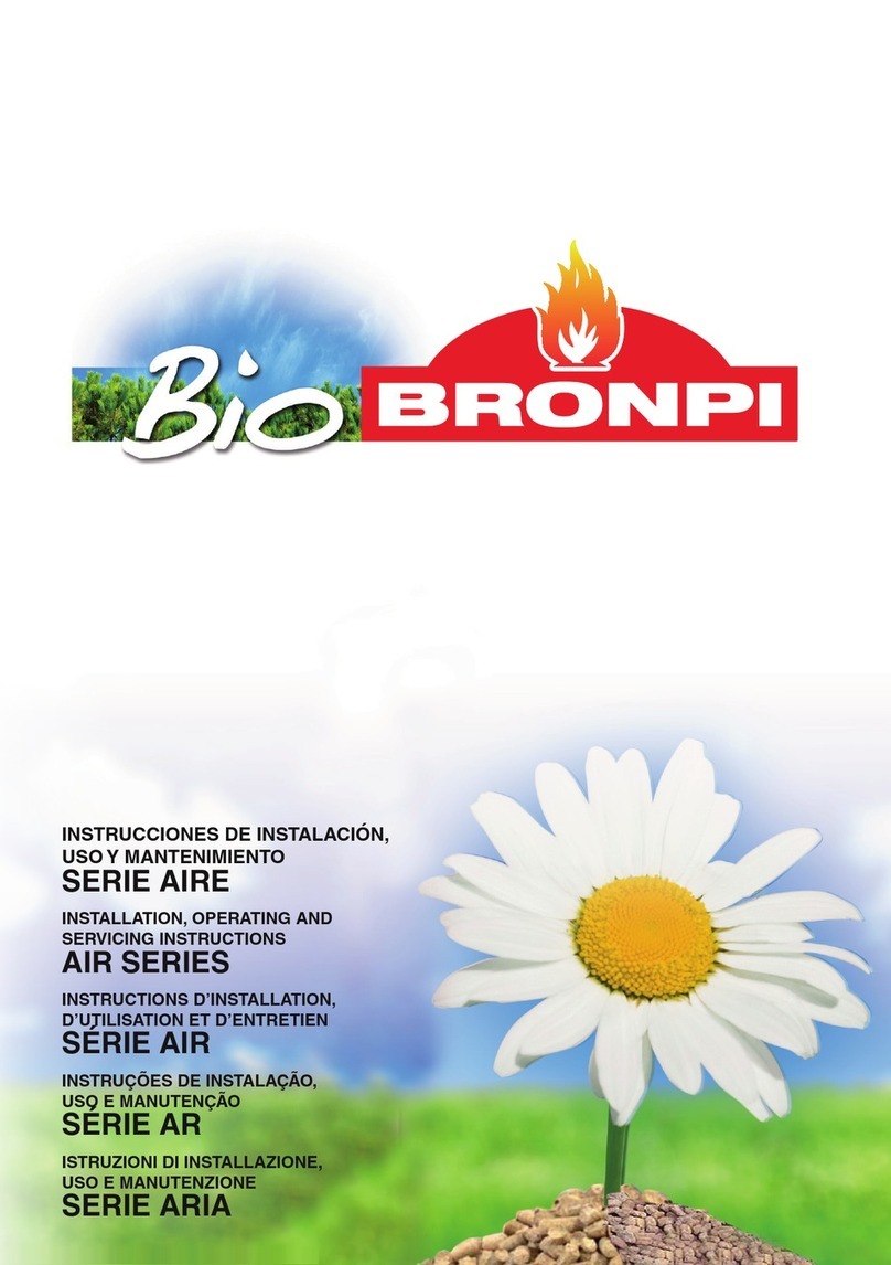 Bronpi Air Series Installation, operating and servicing instructions