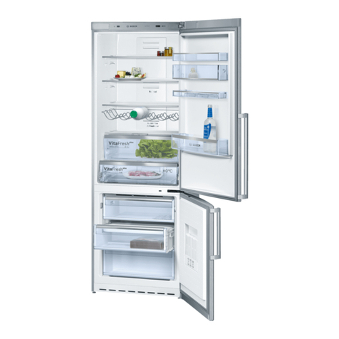 Bosch KGN49H70 operating instructions