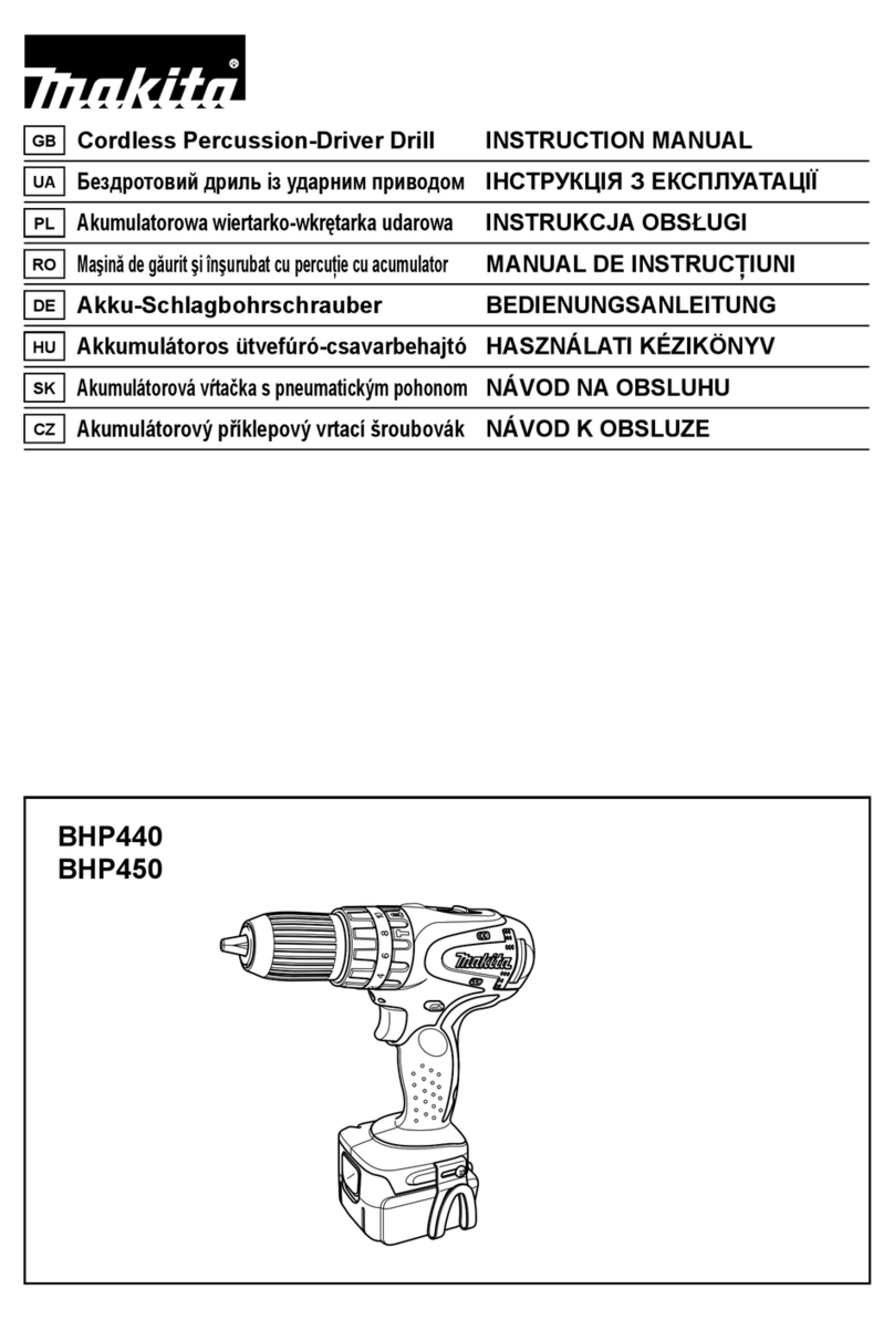 Makita BHP440 instruction manual