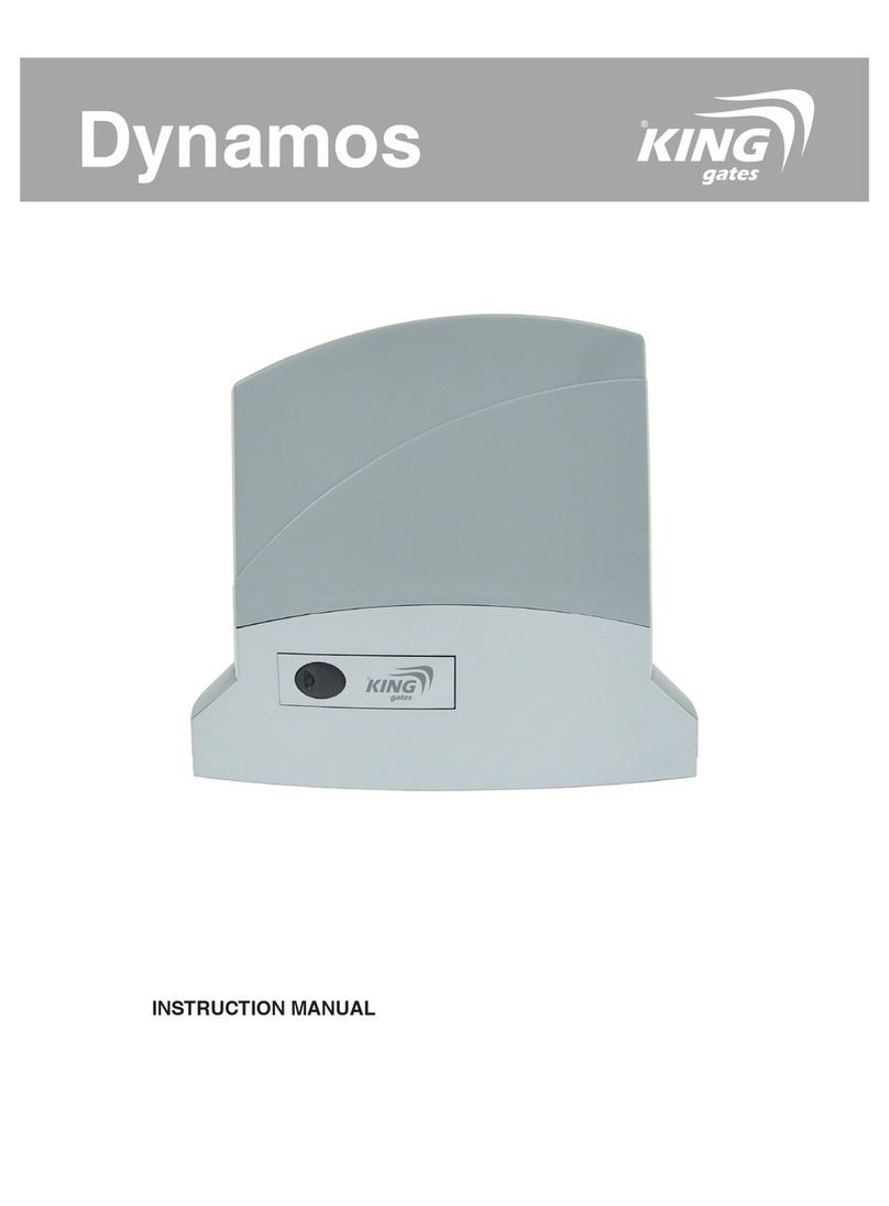 King gates Dynamos 500 User manual