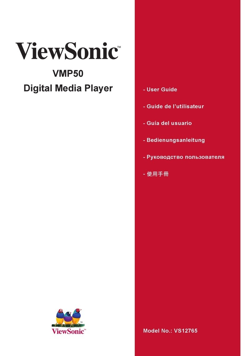 ViewSonic VMP50 User manual