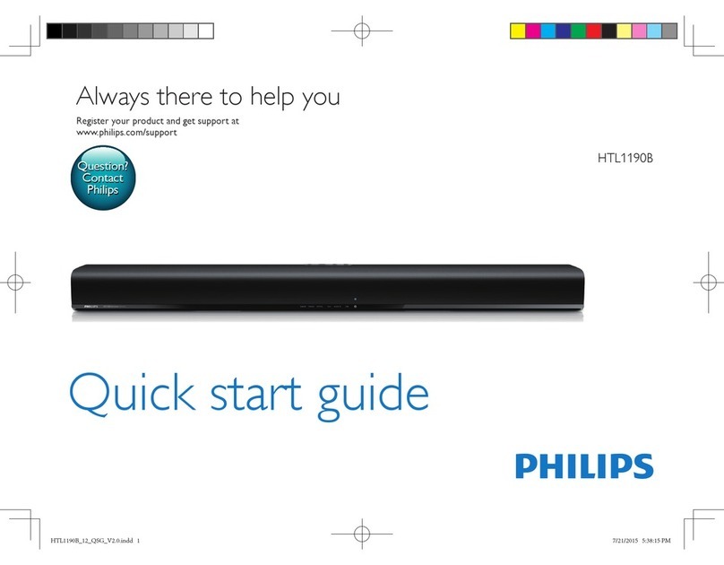 Philips HTL1190B User manual Philips HTL1190B User manual