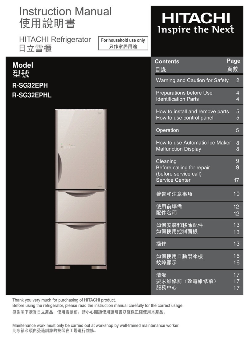 Hitachi R-SG32EPH User manual
