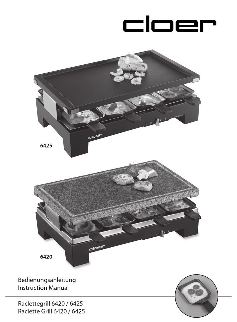 Cloer 6425 instruction manual