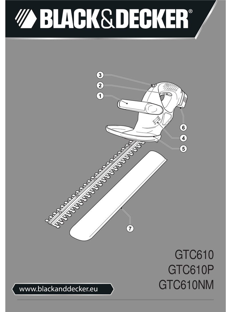 Black & Decker GTC610P Original instructions