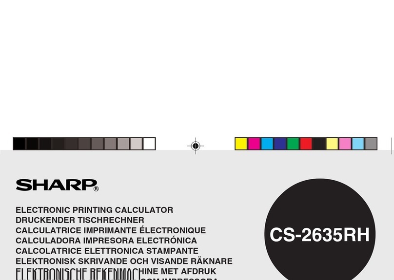 Sharp CS-2635RH User manual
