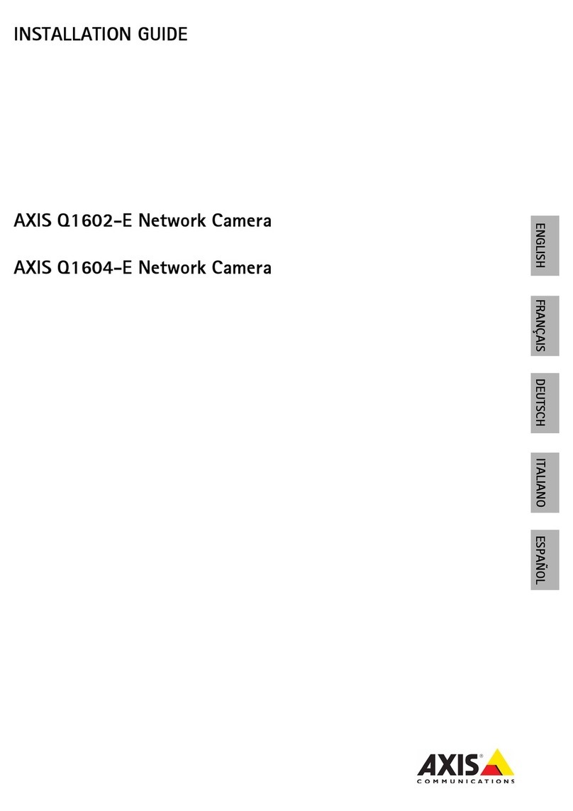 Axis q1602-e User manual