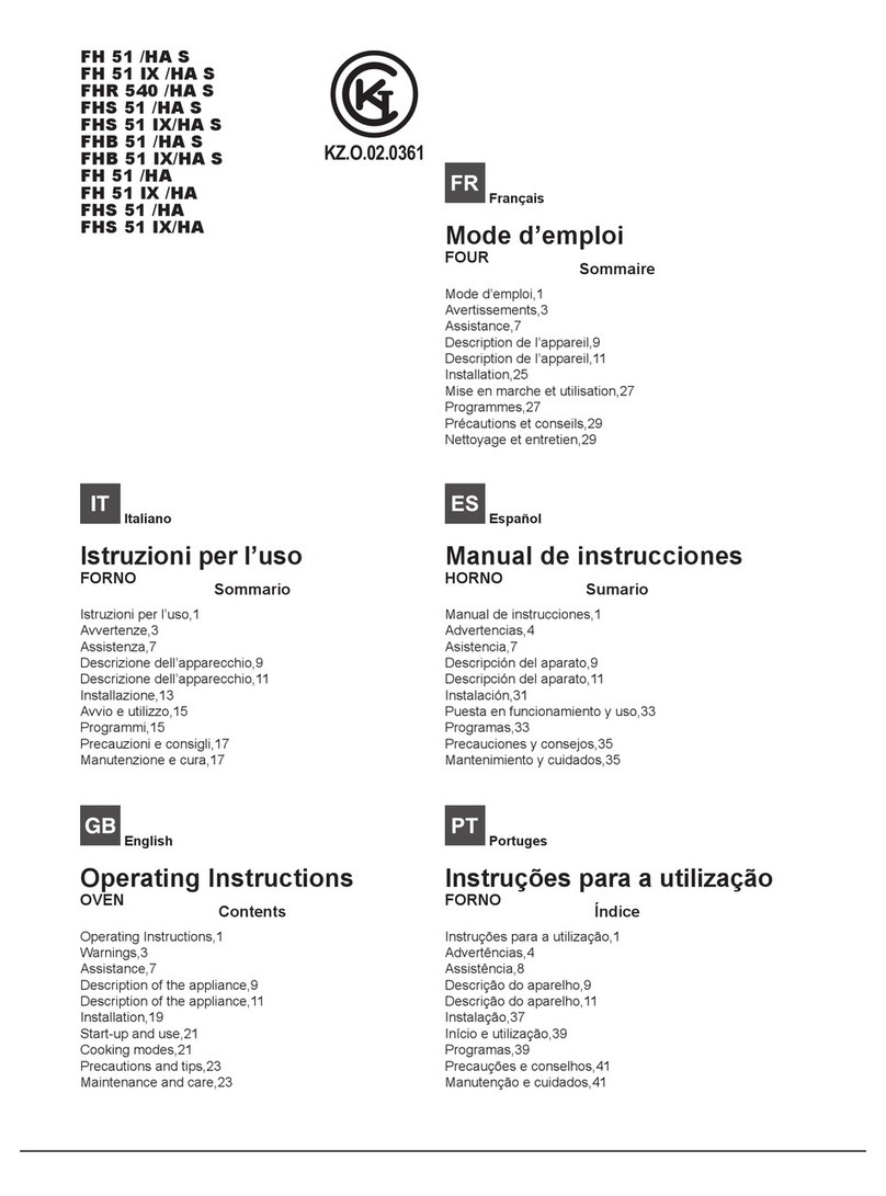 Hotpoint FH 51 /HA S User manual