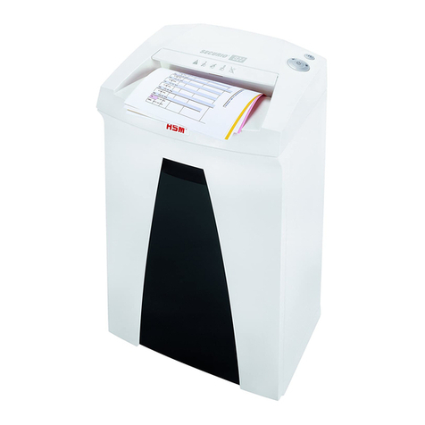 HSM Securio B22 operating instructions