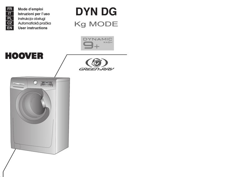 Hoover DYN DG User manual