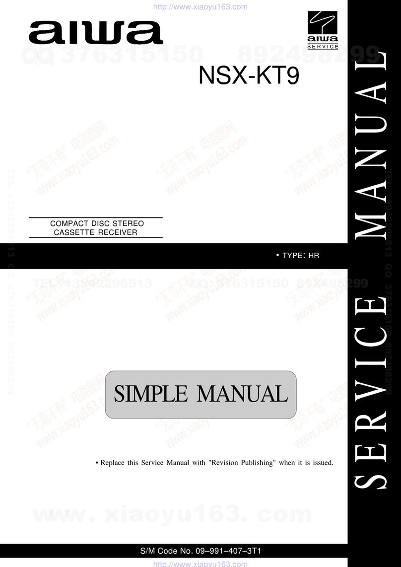 Aiwa NSX-KT9 Service manual