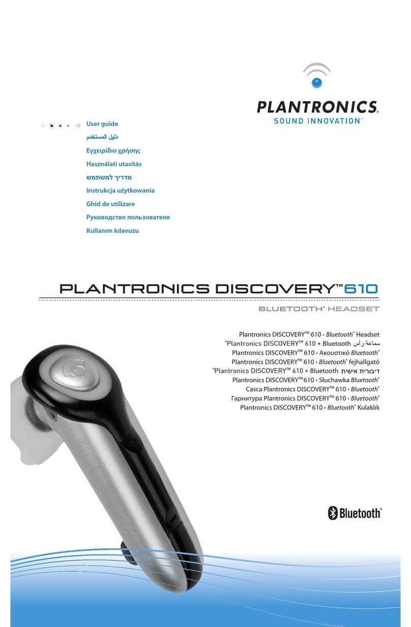 Plantronics DISCOVER 610 User manual
