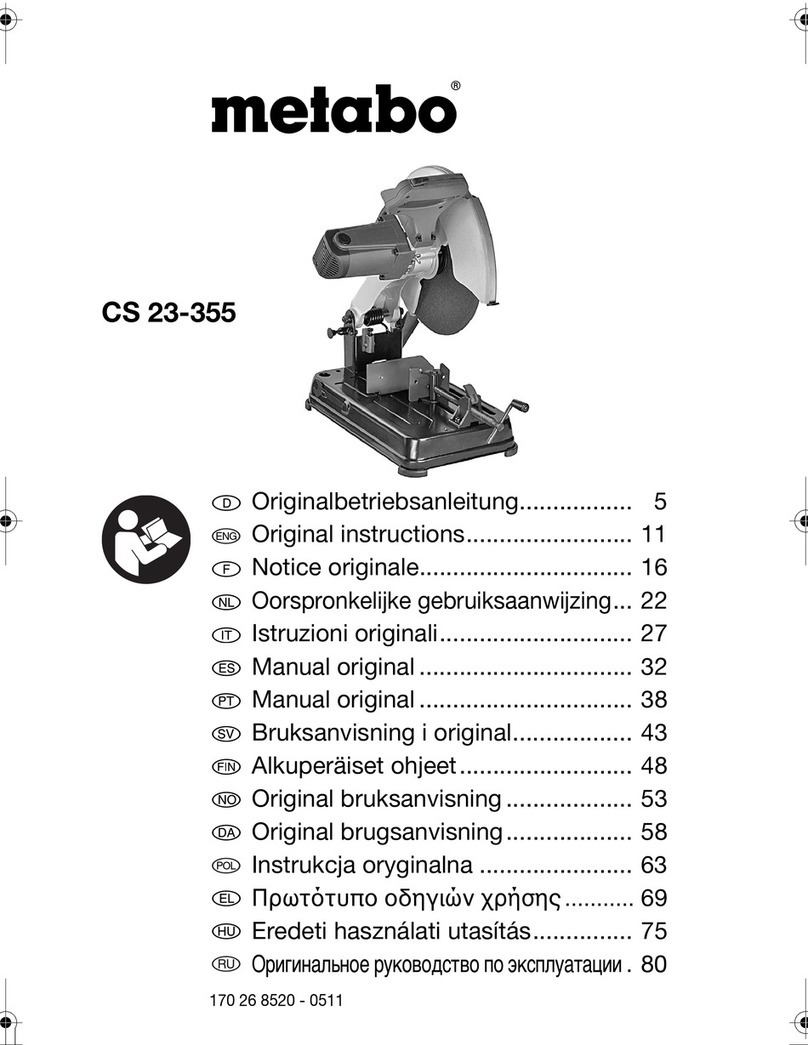 Metabo CS 23-355 Original instructions