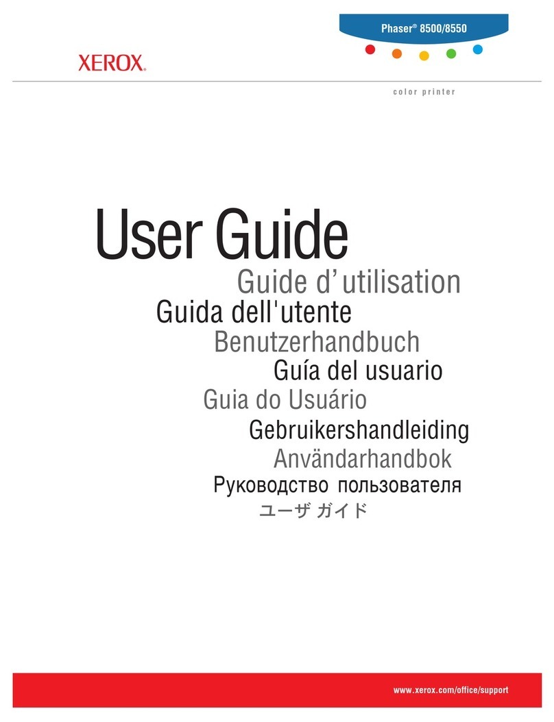 Xerox Phaser 8500 User manual