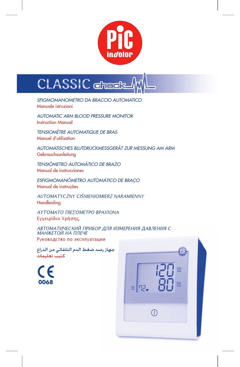 PiC indolor CLASSIC CHECK User manual