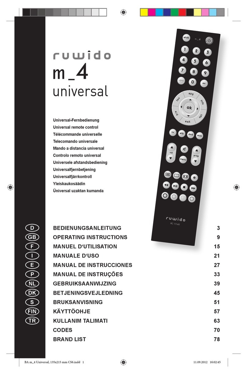Ruwido M_4 UNIVERSAL User manual