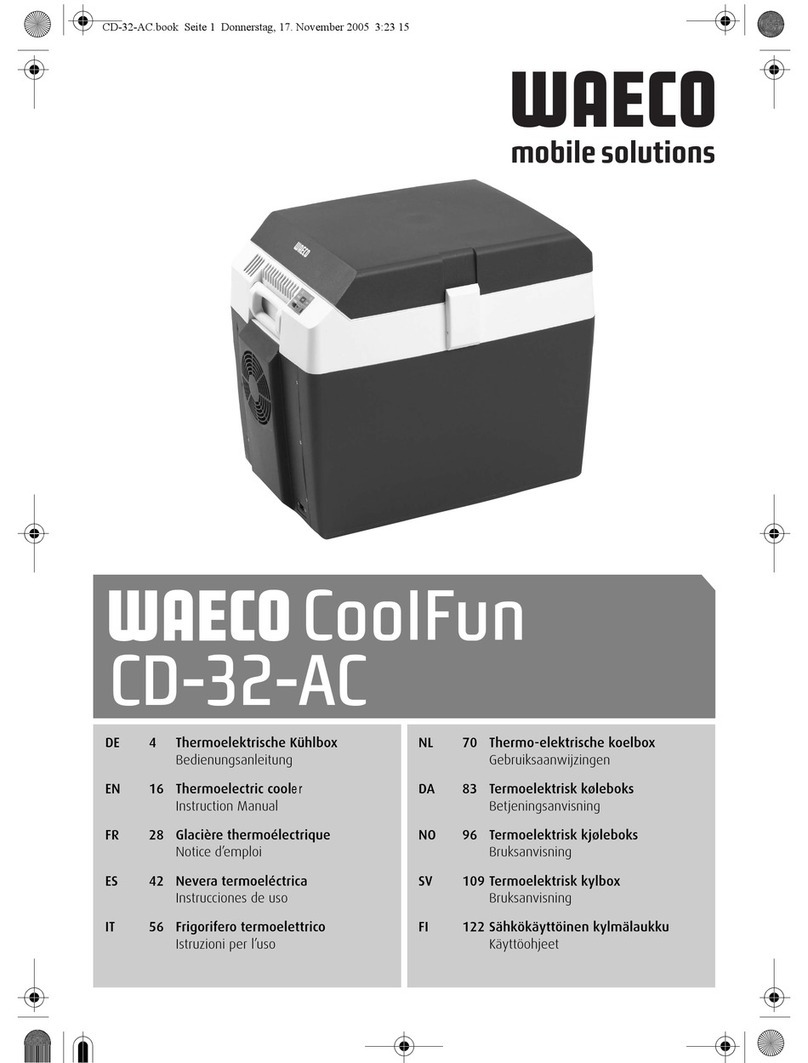 Waeco CoolFun CD-32-AC instruction manual