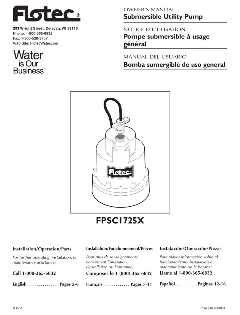Flotec FPSC1725X User manual