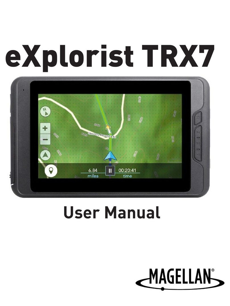 Magellan eXplorist TRX7 user manual