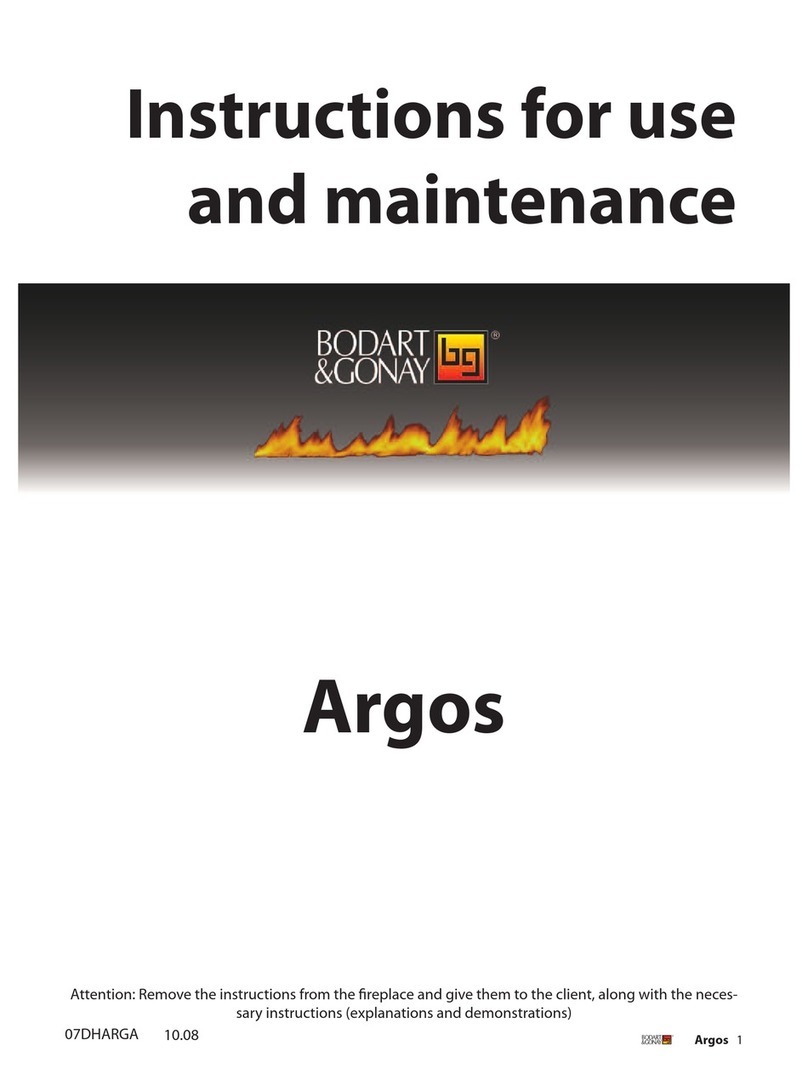 Bodart & Gonay ARGOS Specification sheet