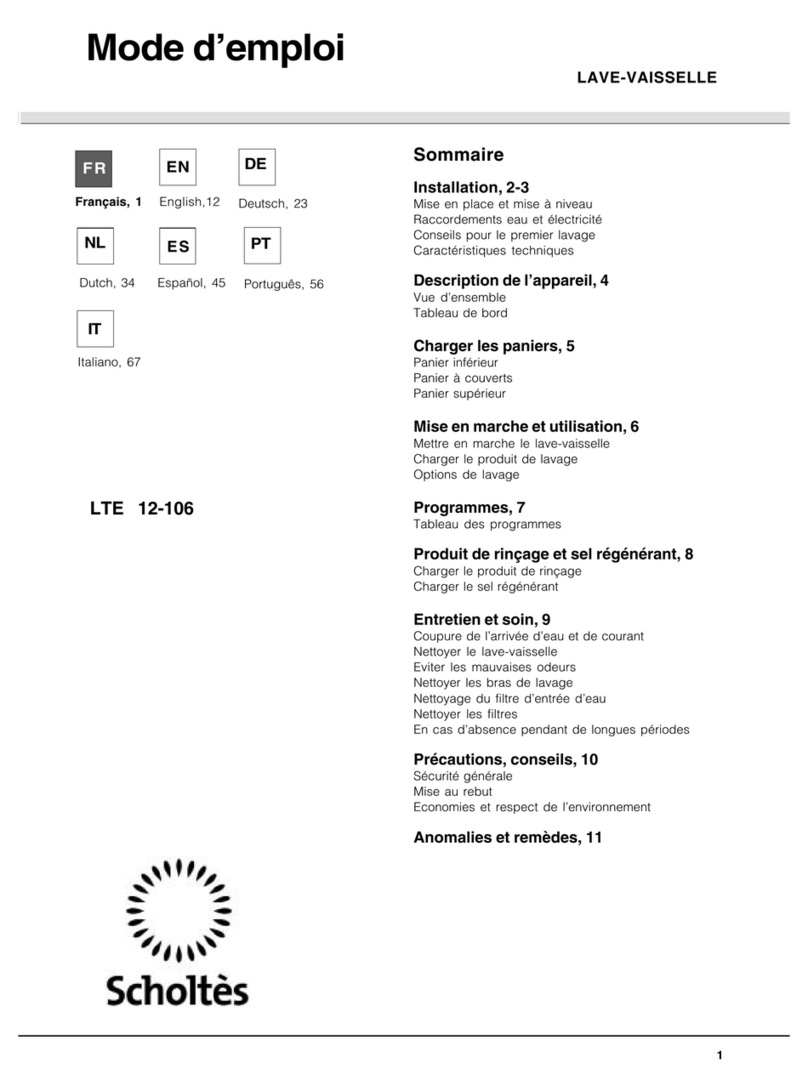 SCHOLTES LTE 12-106 User manual