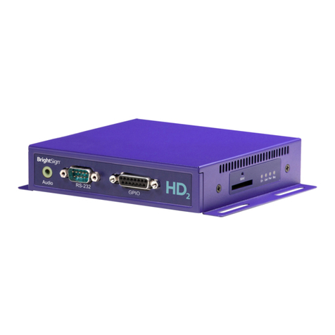 BrightSign HD222 Hardware manual