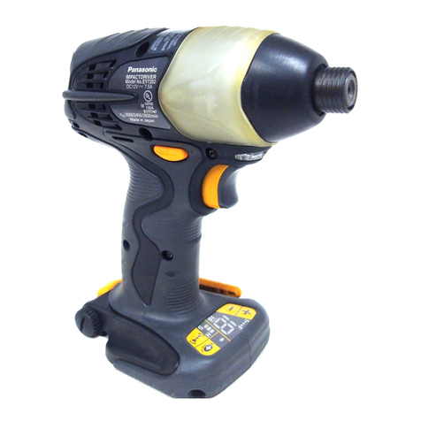 Panasonic EY7202 - 12V IMPACT DRIVER User manual Panasonic EY7202 - 12V IMPACT DRIVER User manual