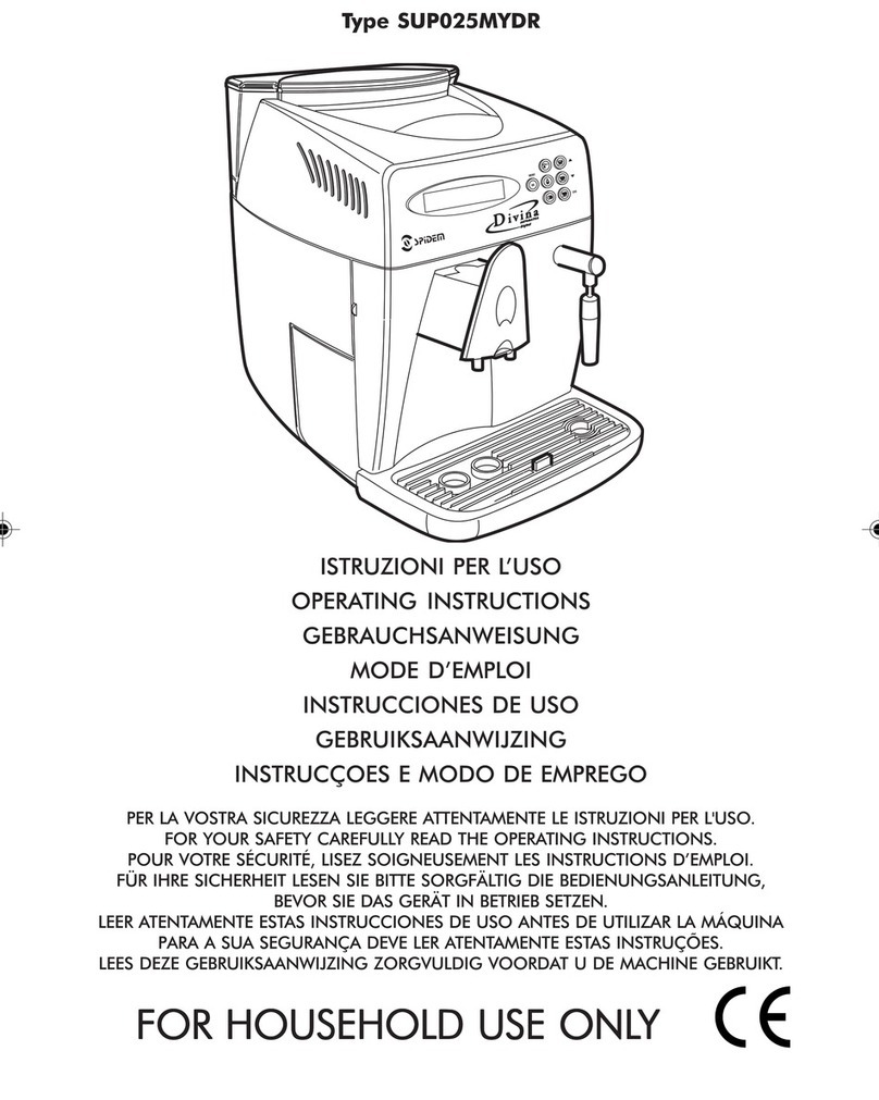 Divina SUP025MYDR operating instructions