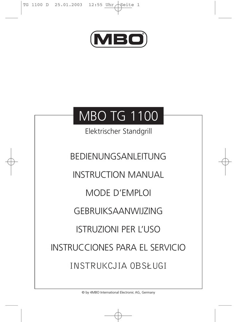 MBO TG 1100 instruction manual