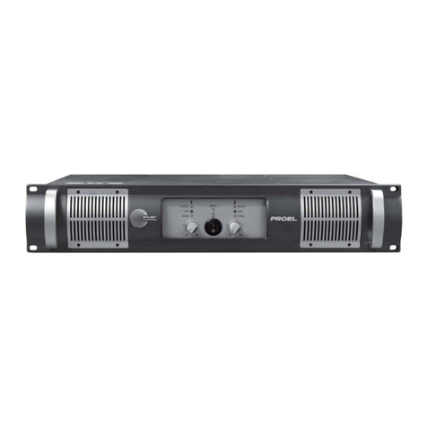 PROEL Axiom HPD3400PFC User manual