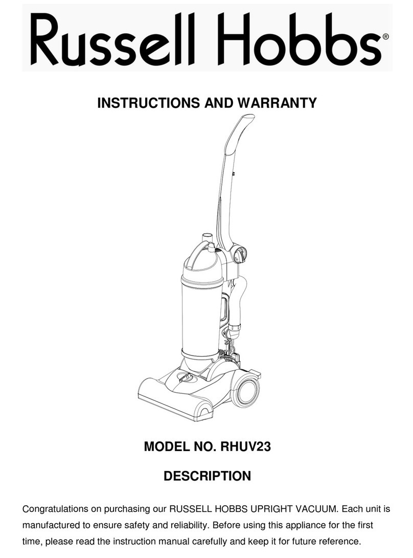 Russell Hobbs RHUV23 Instructions and warranty