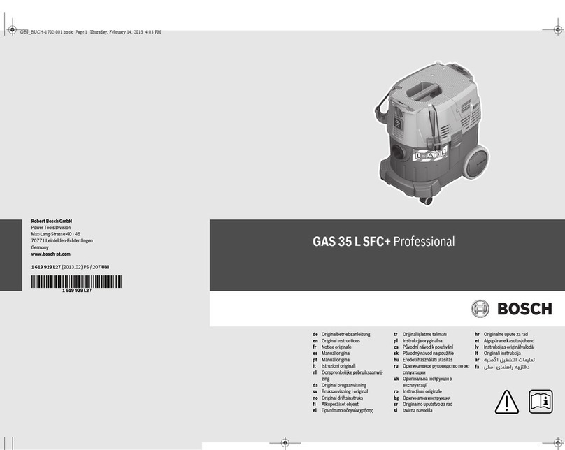Bosch GAS 35 L AFC Professional Original instructions