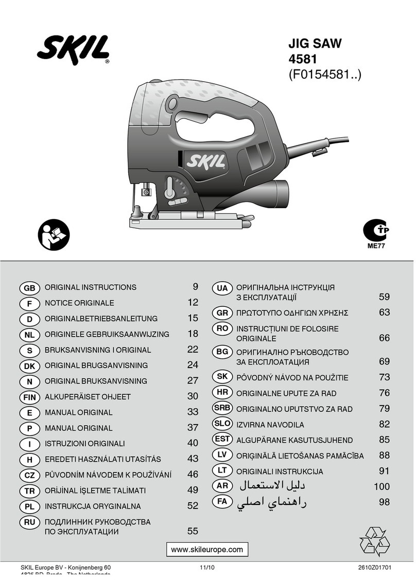 Skil 4581 User manual