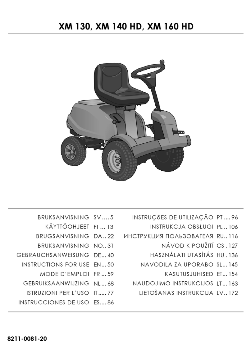 Stiga XM 130 User manual Stiga XM 130 User manual
