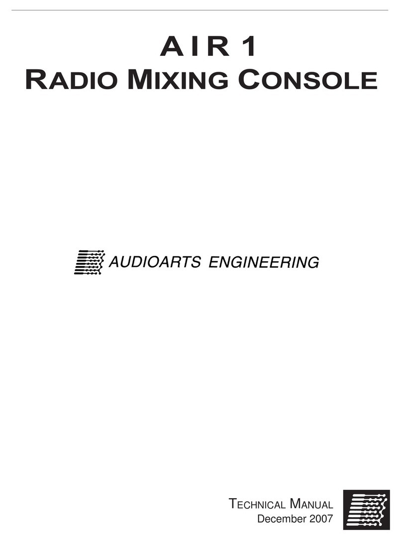 AudioArts Engineering AIR 1 Technical manual