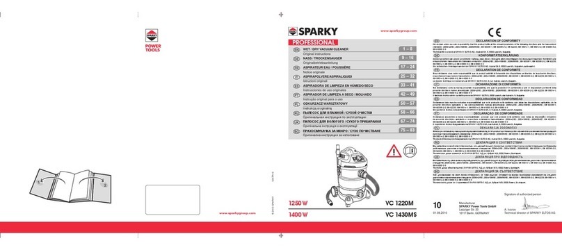 Sparky Group VC 1220M Original instructions