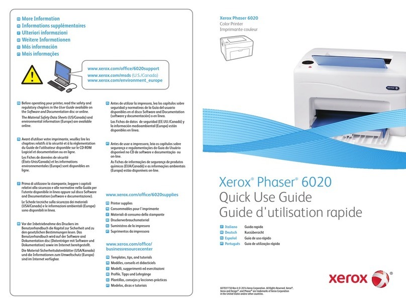 Xerox Phaser 6020 Operating manual