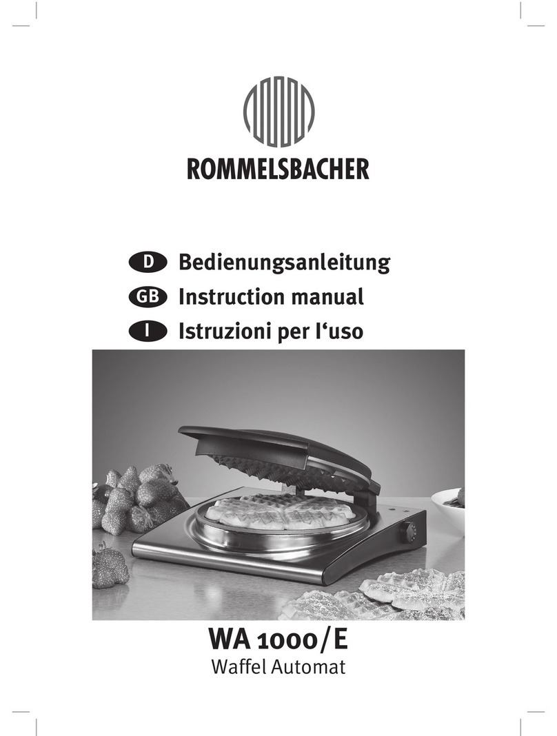 Rommelsbacher WA 1000/E instruction manual