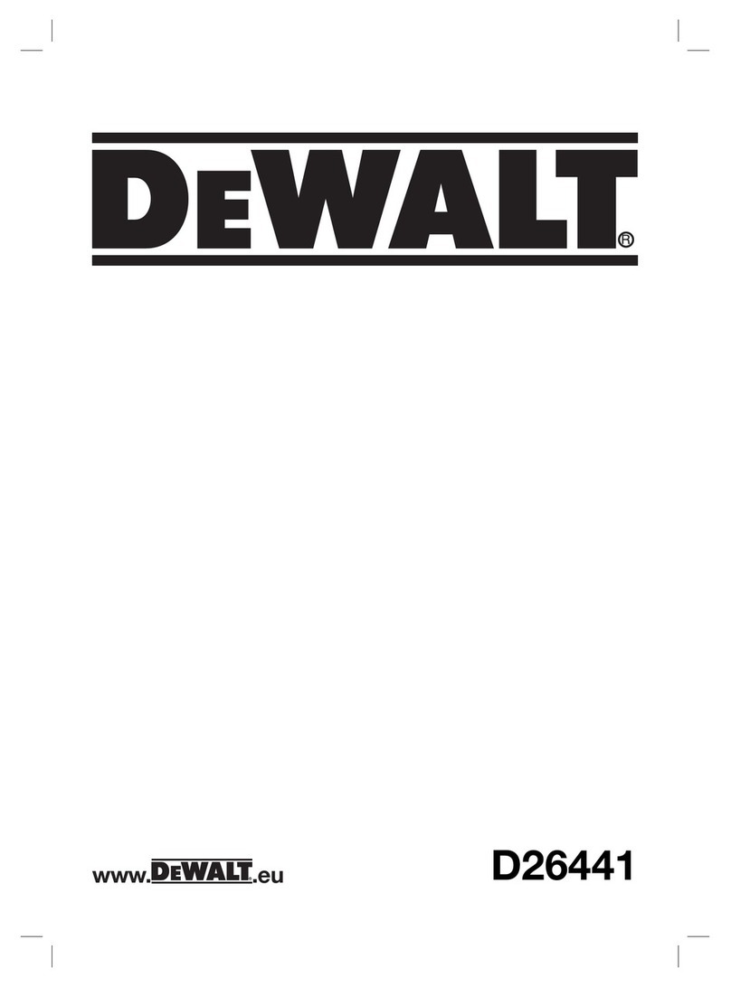 DeWalt D26441 User manual
