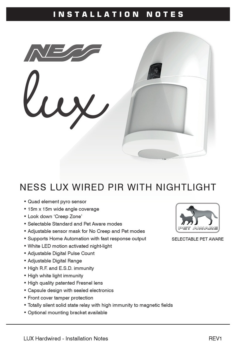 Ness LUX Quick start guide