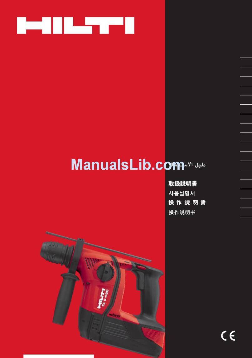 Hilti TE 6-A36 User manual