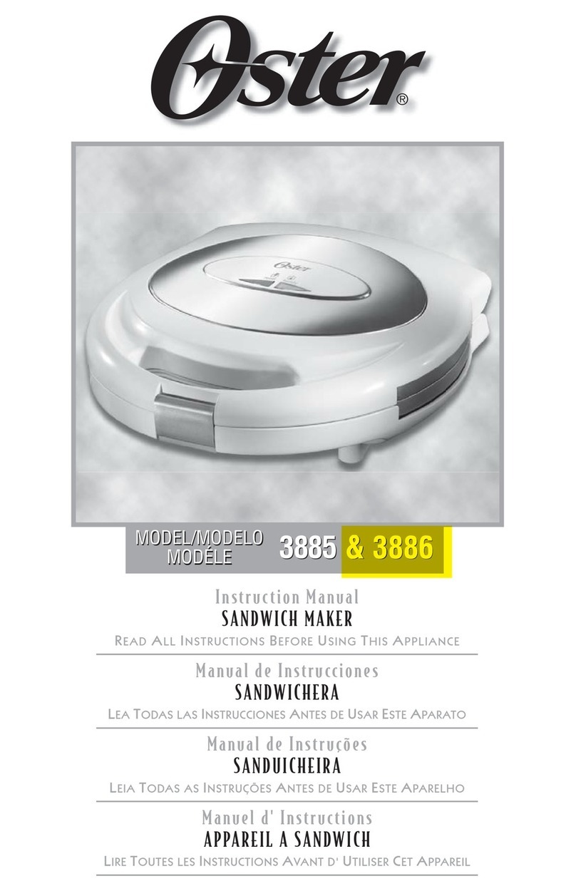 Oster 3885 User manual