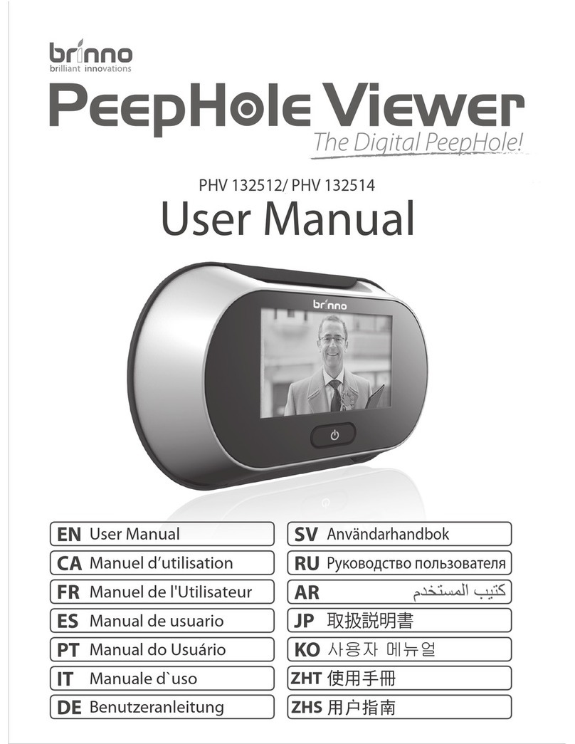 Brinno PeepHole Viewer PHV 132512 user manual