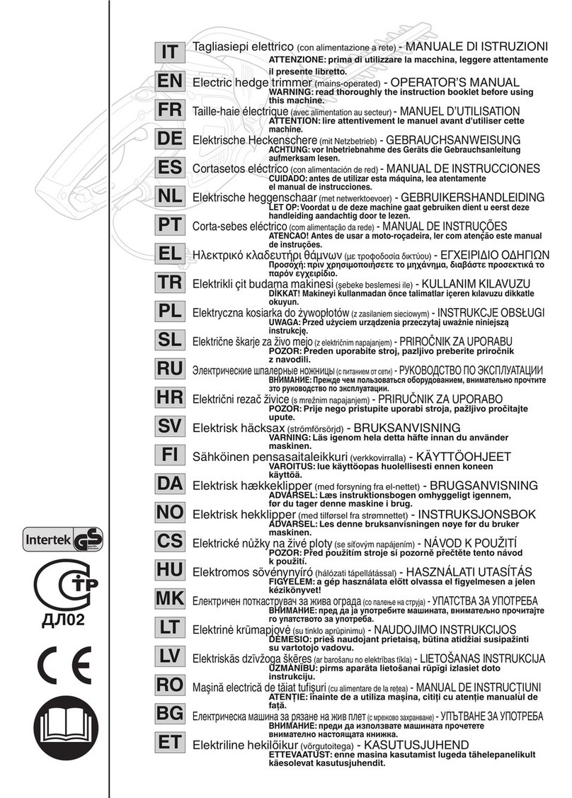 Intertek SHT 500 Operator's manual