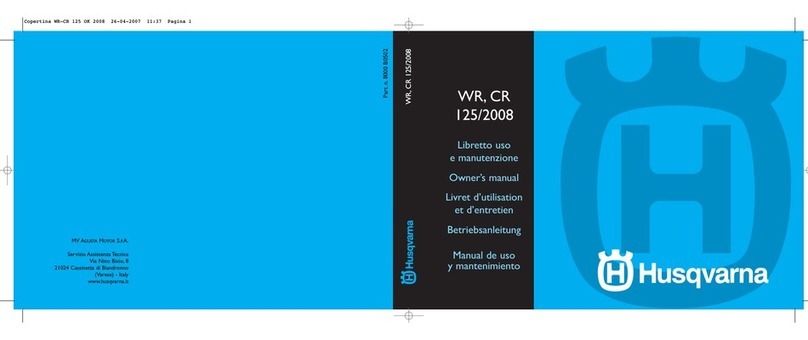 Husqvarna WR 125 2008 manual
