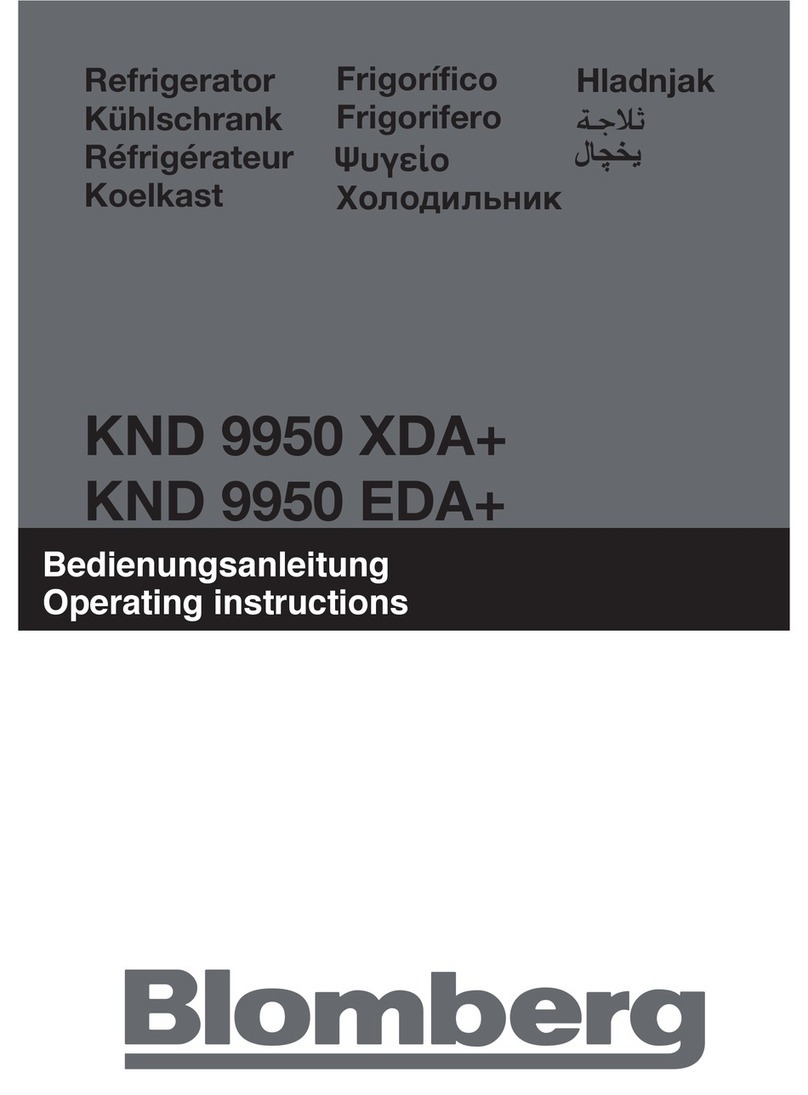 Blomberg KND 9950 XDA+ User manual Blomberg KND 9950 XDA+ User manual