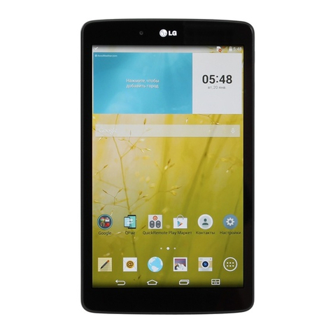 LG G Pad 8.0 3G V490 User manual