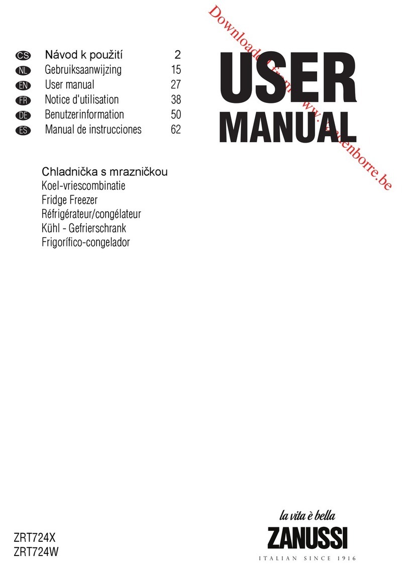 Zanussi ZRT724X User manual