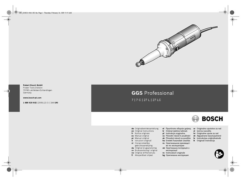 Bosch GGS Professional 7 Original instructions
